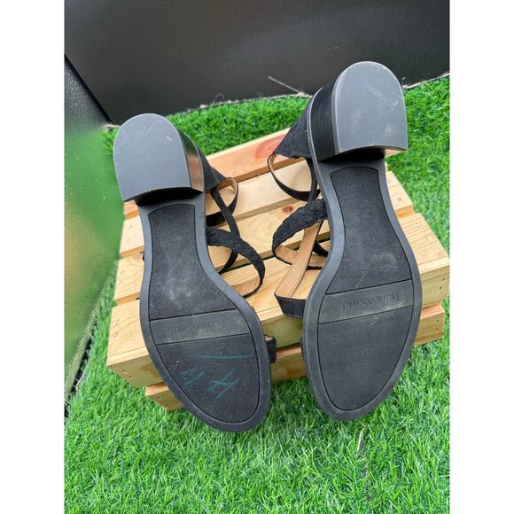 Franco Sarto- Open Toe Heels- Black- Size 9W - Picture 10 of 10